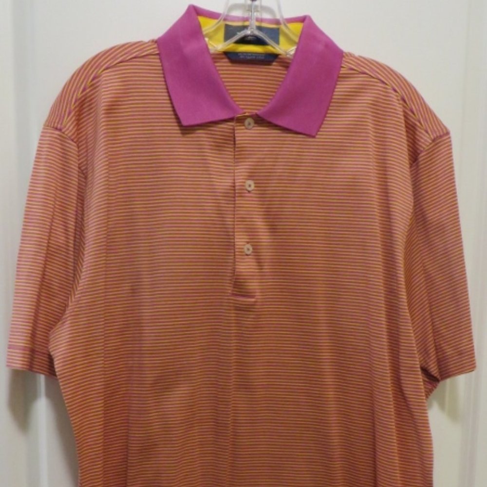 Callaway Golf Shirt - Striped/Multi-Color - Medium